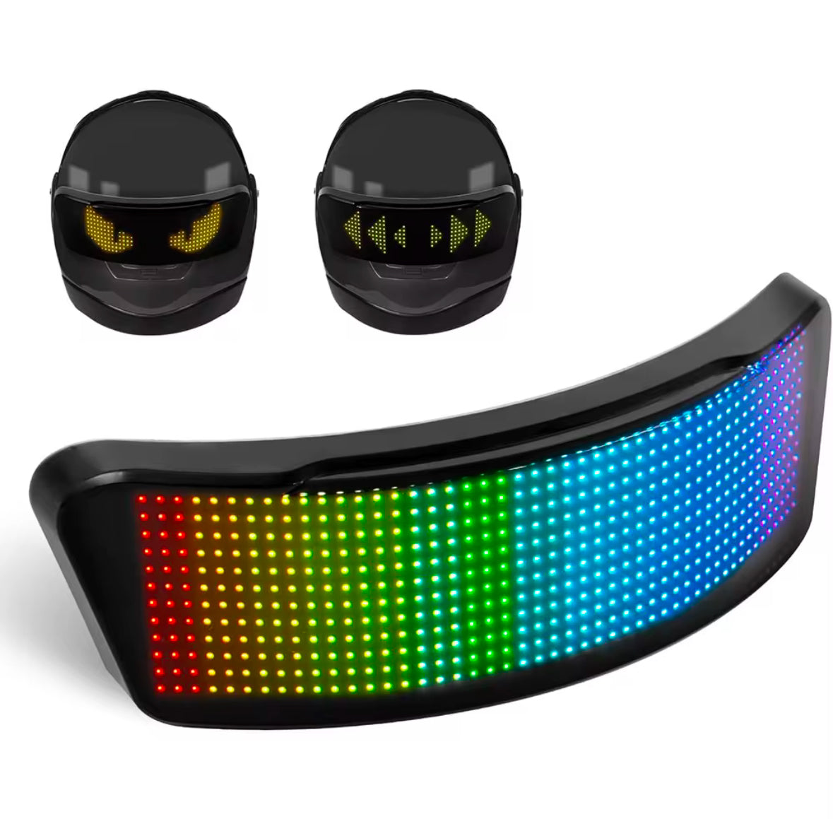 Helmet LED Light Attachment